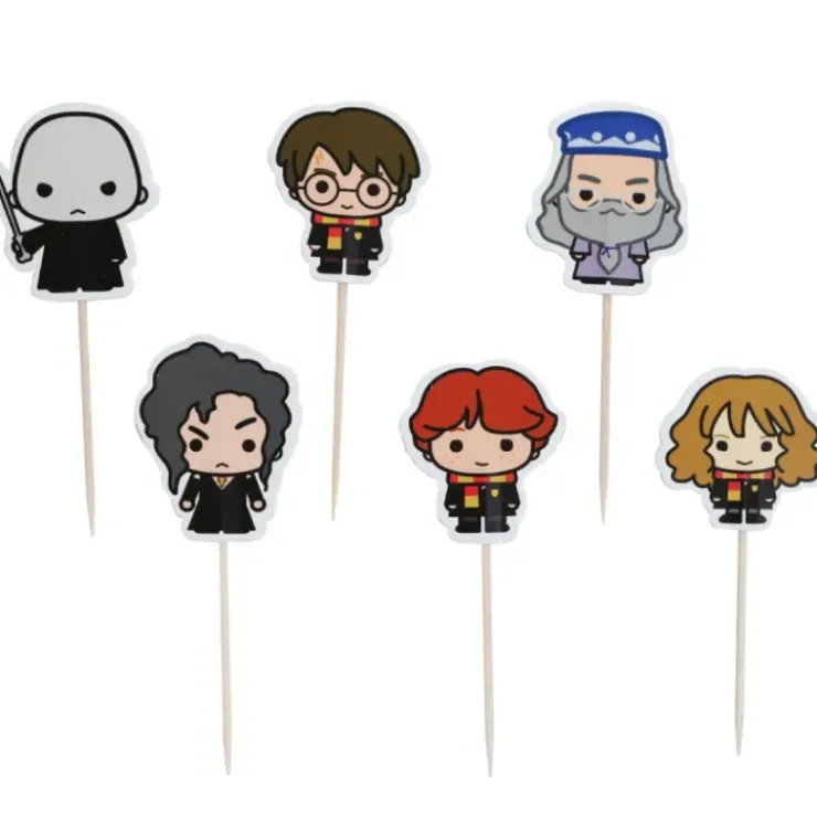 PME 12 Caissettes Cupcakes + 12 Cake Toppers Harry Potter Clearance