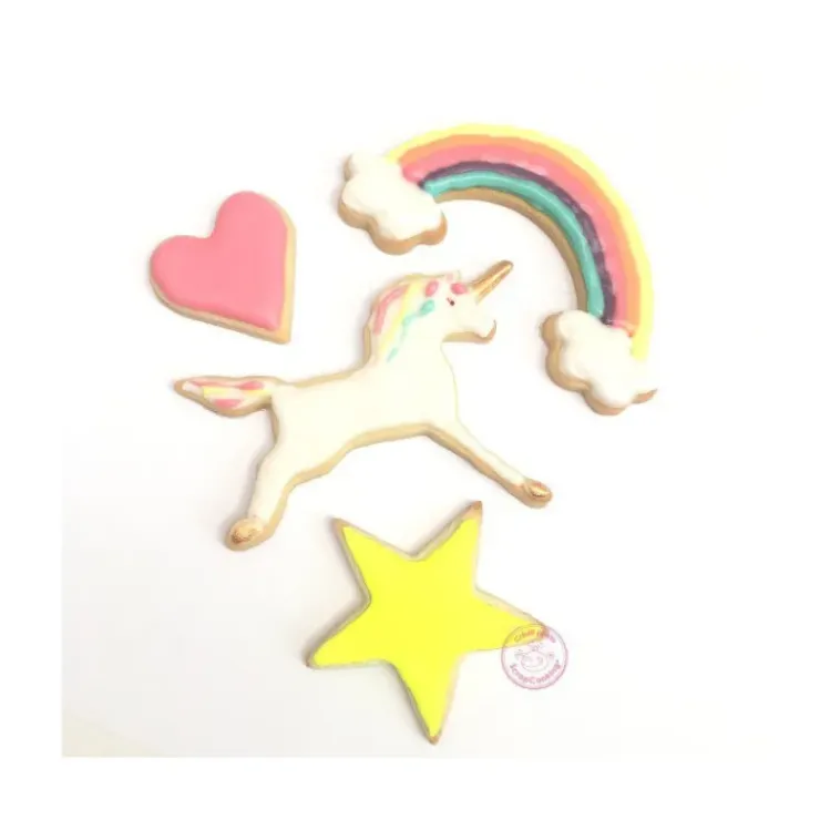 SCRAPCOOKING 4 Découpoirs Thème Licorne Inox Hot