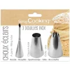 SCRAPCOOKING 3 Douilles Pâtissières pour Choux et Eclairs Best