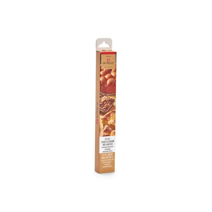 DE BUYER 2 Feuilles de cuisson pour Moule à Cake Discount