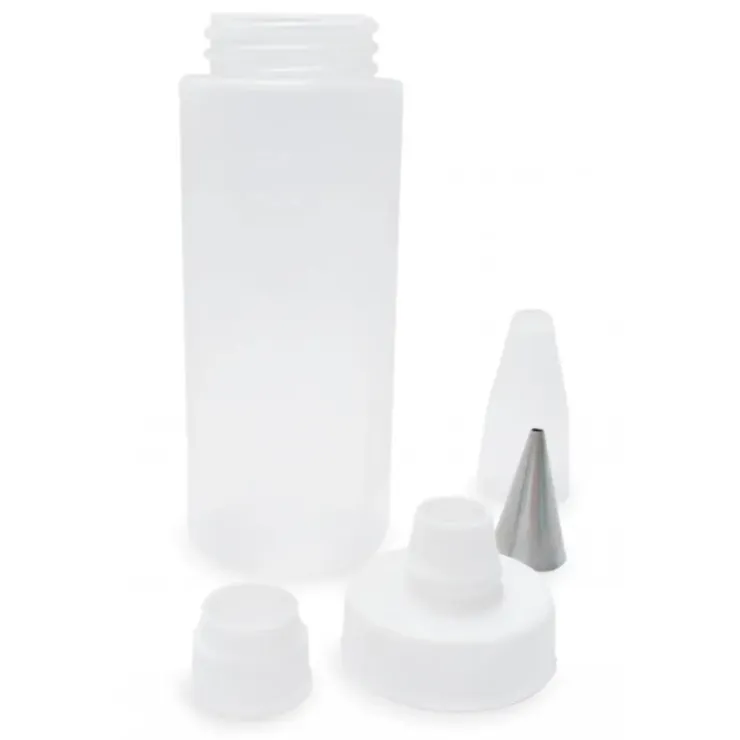 SCRAPCOOKING 2 flacons verseurs souples + 2 douilles à glaçage New