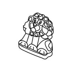 PAVOFLEX 20 Lions - Moule silicone 60 x 40 cm