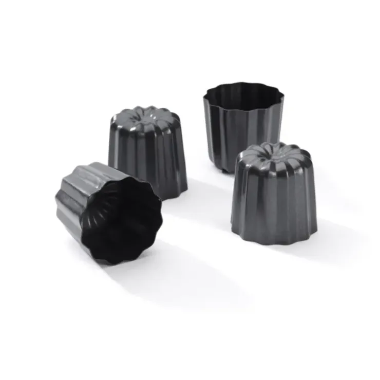 GOBEL 6 Moules à Cannelés 5,5 cm Anti-adhérent en Aluminium Outlet