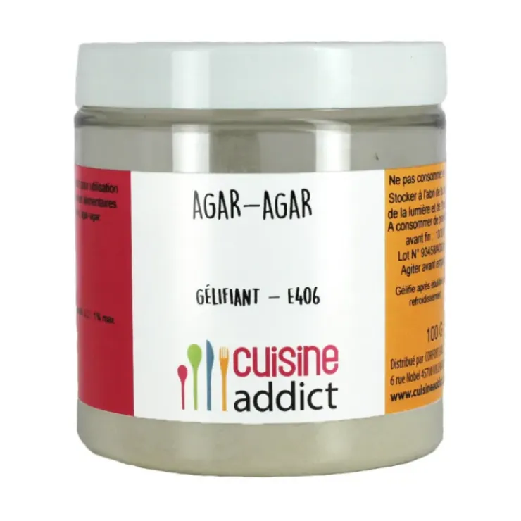 CUISINEADDICT Agar-agar gélifiant 100g Hot