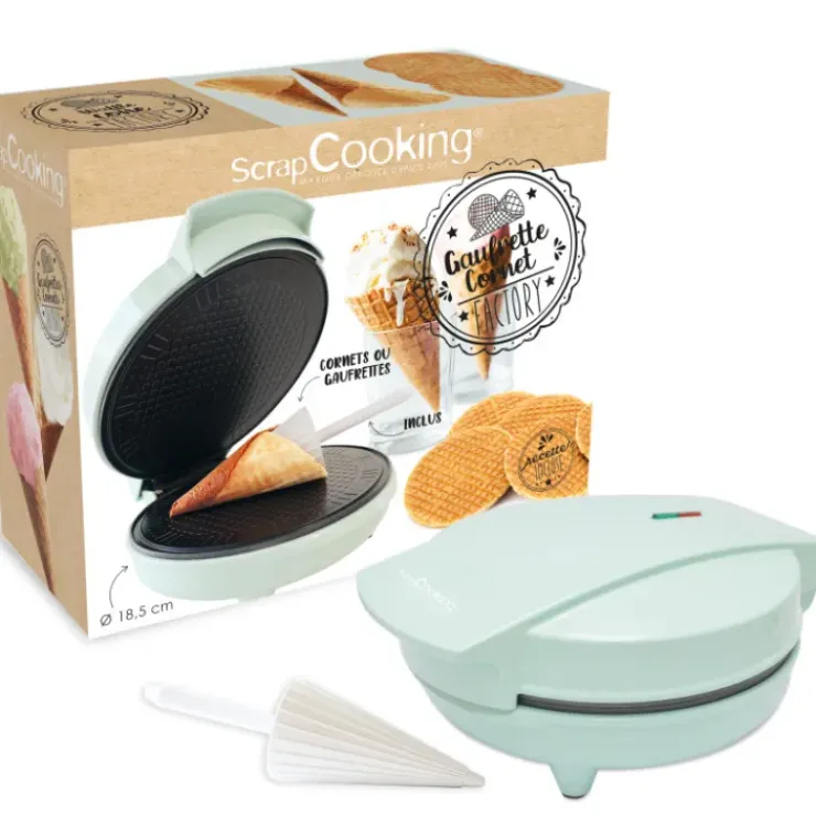 SCRAPCOOKING Appareil à Gaufrettes Waffle Factory Best
