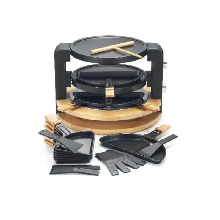 KITCHENCHEF Appareil à Raclette Multifonction, Grill & Crêpière Clearance