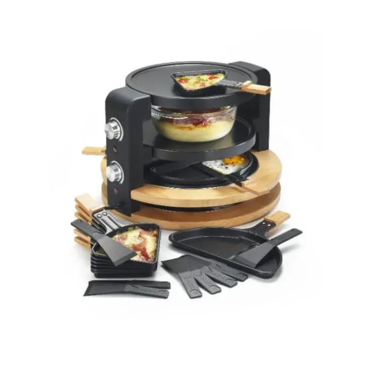 KITCHENCHEF Appareil à Raclette Multifonction, Grill & Crêpière Clearance