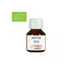 CUISINEADDICT Arôme Alimentaire Bio de Rose 58 ml Discount