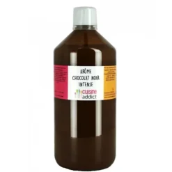CUISINEADDICT Arôme Alimentaire Chocolat Noir Intense 1 L Hot