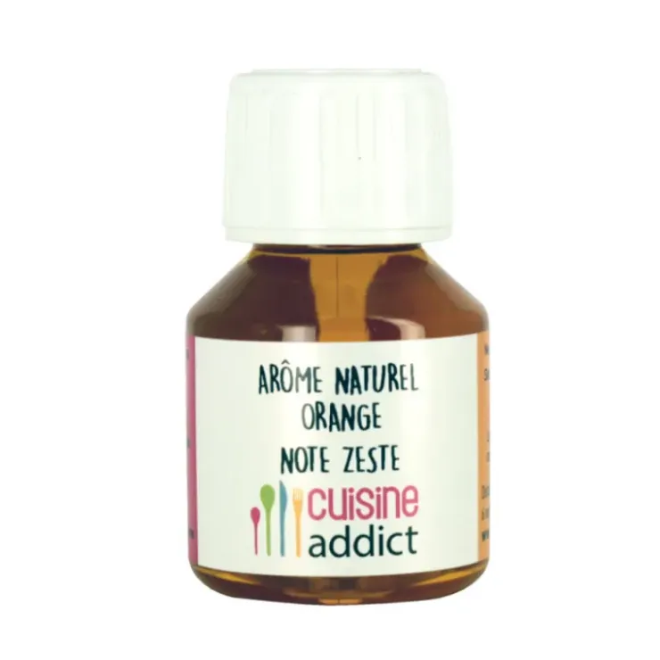 CUISINEADDICT Arôme Alimentaire Naturel Orange Zeste 58 ml