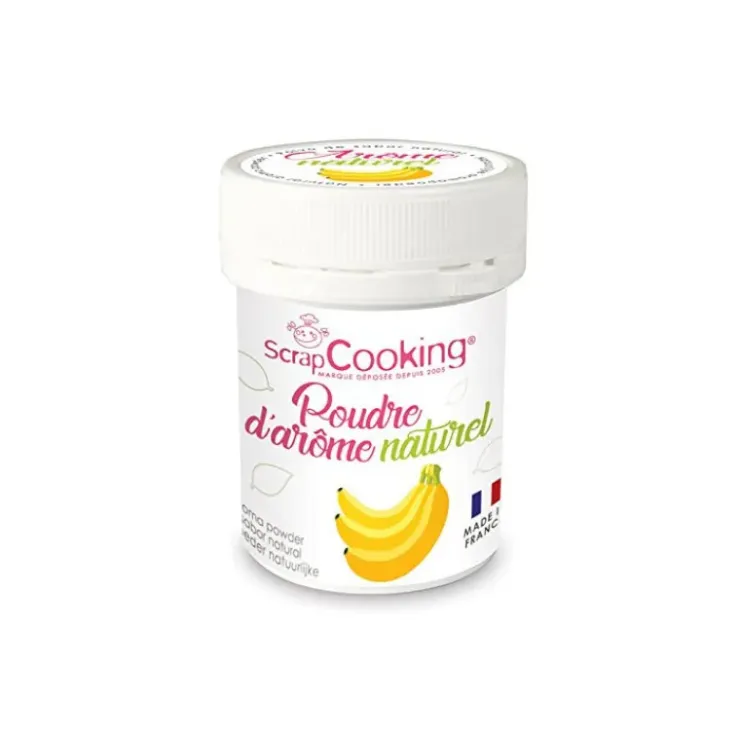 SCRAPCOOKING Arôme Naturel en Poudre Banane 15 g New