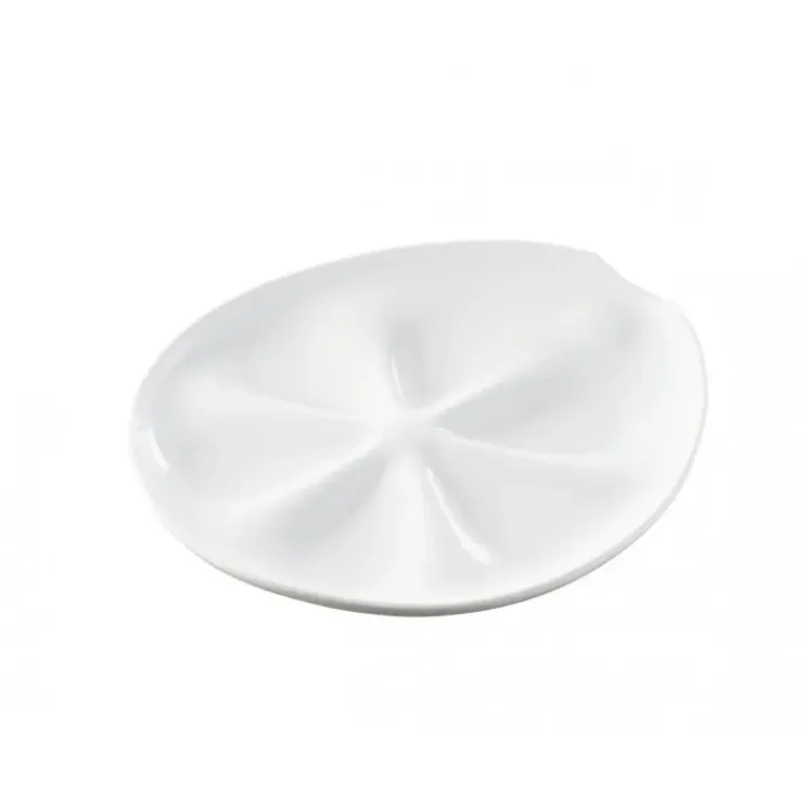 REVOL Assiette à Huîtres Blanche 26 x 24 cm Impulse Outlet