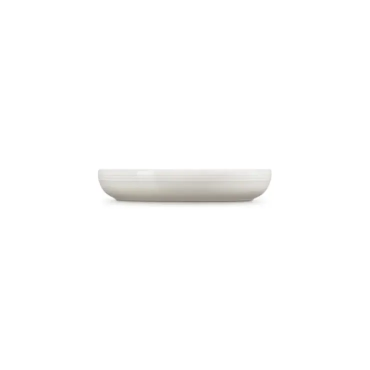 LE CREUSET Assiette Creuse en Céramique Cocon Ø 22 cm Meringue Clearance