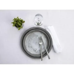 REVOL Assiette en Céramique Blanc Arctique 23,5 cm No.W Discount