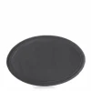 REVOL Assiette Ovale Ardoise 35 cm Basalt Hot