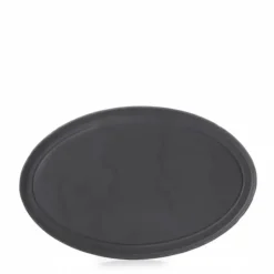 REVOL Assiette Ovale Ardoise 35 cm Basalt Hot
