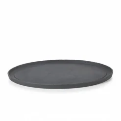 REVOL Assiette Ovale Ardoise 35 cm Basalt Hot