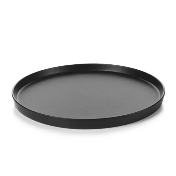 REVOL Assiette Plate Porcelaine Noire 28 cm Adélie Clearance