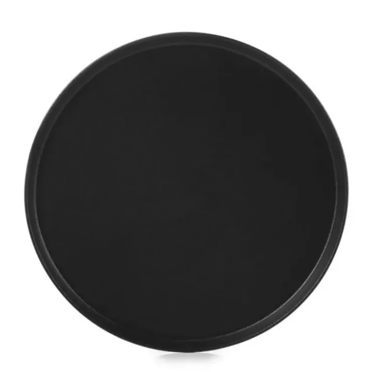 REVOL Assiette Plate Porcelaine Noire 28 cm Adélie Clearance