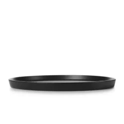REVOL Assiette Plate Porcelaine Noire 28 cm Adélie Clearance