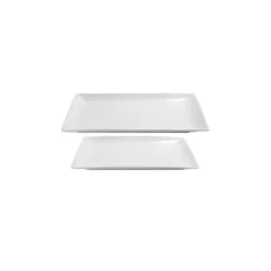 IN SITU Assiette Plate Porcelaine Clélia 20 x 13 cm Outlet