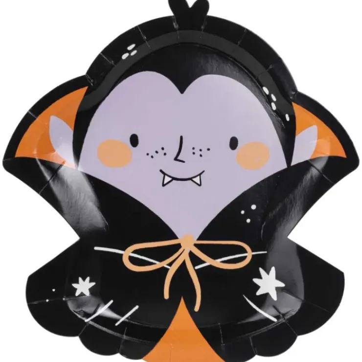 FUNCAKES Assiettes en Carton Dracula Partydeco (x6) Sale