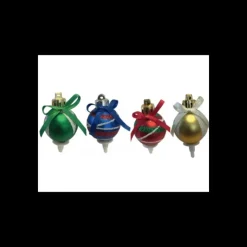 CUISINEADDICT Assortiment Décors Bûche Boule de Noël avec Ruban (x50) Sale