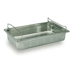 MATFER Bac Gastronorme Perforé Anses Panier Inox GN 1/1 H 20cm Bourgeat Sale