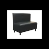 2IMAHL Banquette en Simili Cuir Noir Lisbonne