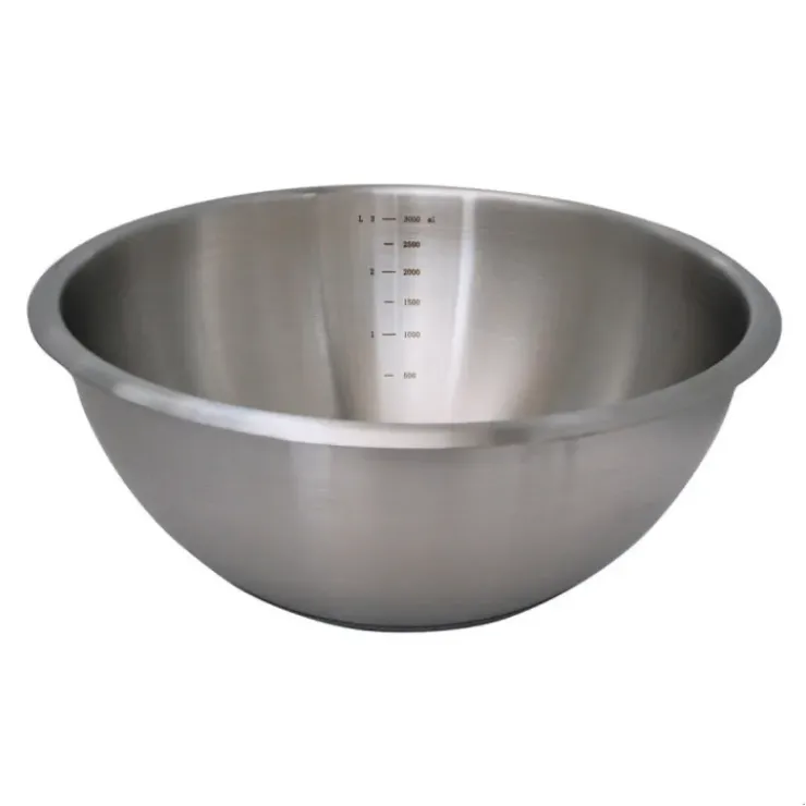 DE BUYER Bassine Demi-Sphérique Inox et Fond Silicone Ø 20 cm Best