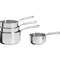 DE BUYER Batterie Cuisine Induction Casserole Inox Ø 14-16-18-20 cm Milady
