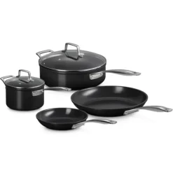 LE CREUSET Batterie de Cuisine 4 Pièces Essentiel Céramique Hot