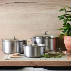 DE BUYER Batterie de Cuisine 7 pièces Alchimy Loqy New