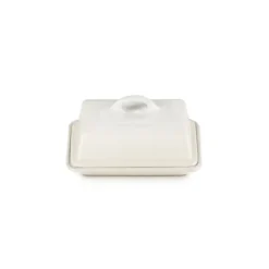 LE CREUSET BeurrierCéramique avec Couvercle Meringue Sale