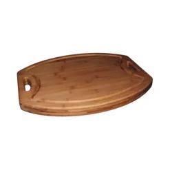 TOTALLY BAMBOO Billot de Cuisine avec Rigole et Poignées 41 x 33 x 2,5 cm Clearance