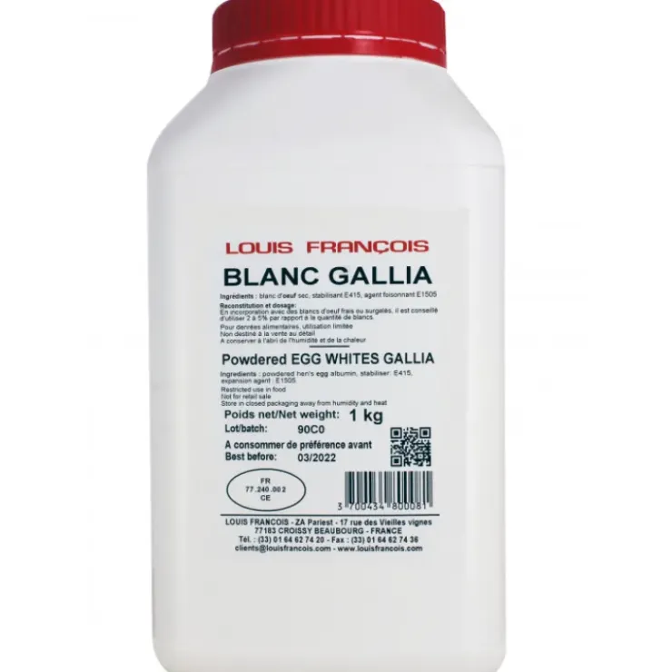 LOUIS FRANCOIS Blanc d'Oeuf Déshydraté Gallia 1 kg Louis François Hot