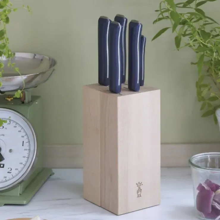 OPINEL Bloc à Couteaux + 5 Couteaux Intempora Pain
