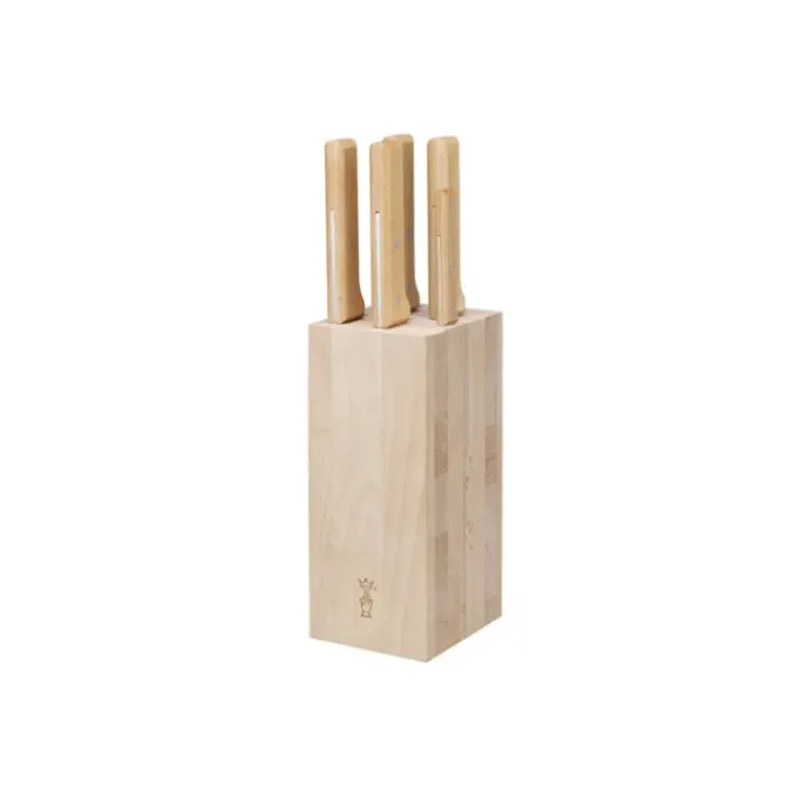 OPINEL Bloc à Couteaux + 5 Couteaux Parallèle Viande Best