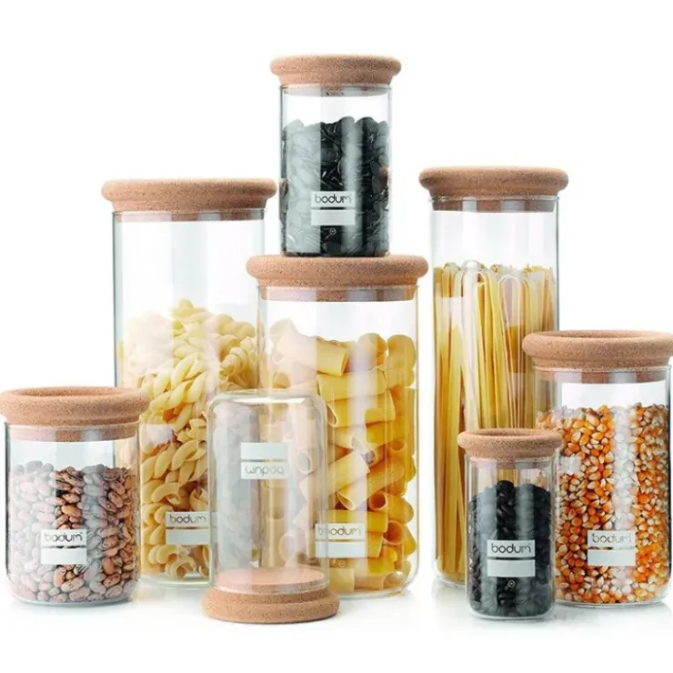 BODUM Bocal en Verre 2,5 L Bouchon en liège Yohki New