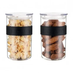BODUM Bocal Plastique 1 L avec Couvercle (x2) PRESSO Outlet