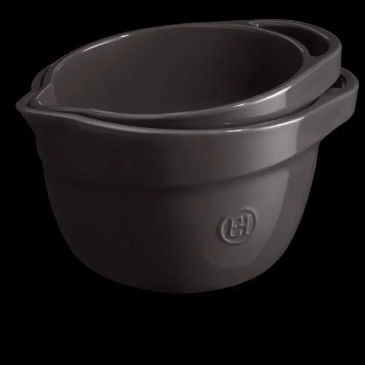 EMILE HENRY Bol Pâtissier en Céramique 3,5 L Fusain Sale
