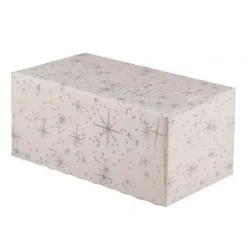 CUISINEADDICT Boîte à Bûche Isotherme 35x11cm Étoiles (x25) Clearance