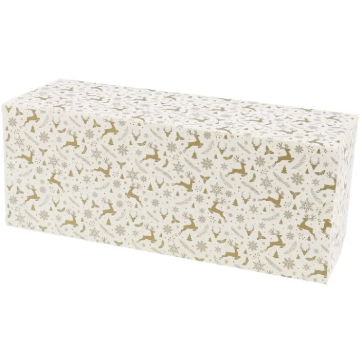 CUISINEADDICT Boîte à Bûche Isotherme 30x11cm Étoiles (x25) Clearance