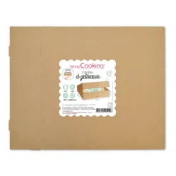 SCRAPCOOKING Boîte à Gâteau en Carton 32 x 32 x 8 cm (x2 ) Sale