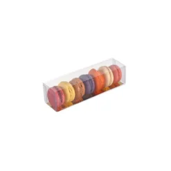 MALLARD FERRIERE Boîte 6 Macarons Transparente Fond Or 18 cm Best