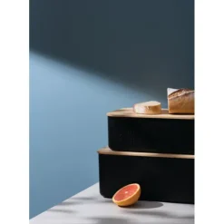 BODUM Boîte à Pain 29 x 19 cm x H 11 cm Noir BISTRO Online