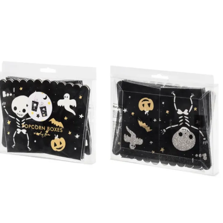 PARTYDECO Boîte à Pop-Corn en Papier Halloween PartyDéco (x6) Sale