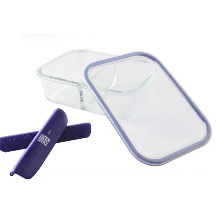 MASTRAD Boîte de Conservation Connectée avec Compartiments 1,45 L Bleu Stor'eat Sale