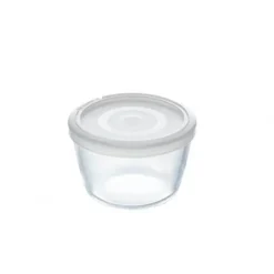 PYREX Boîte de Conservation en Verre Ronde 12 cm 0,6 L Cook & Store Best