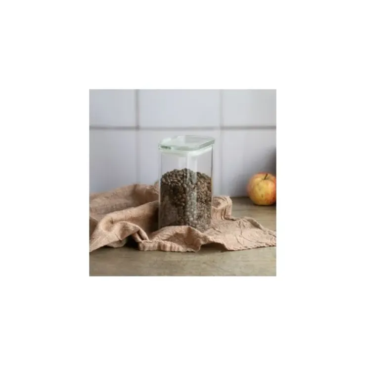 PEBBLY Boîte de Conservation en Verre Rectangulaire 1,2 L Sale